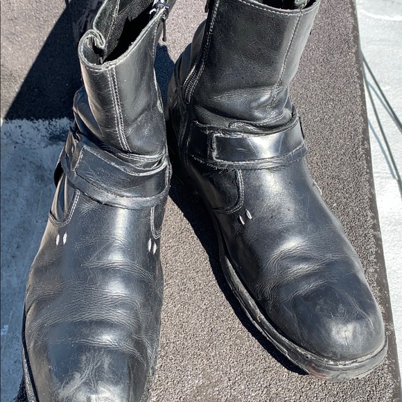 Biker Boots MadMax Metal Punks Steve Madden BLK - Picture 7 of 7